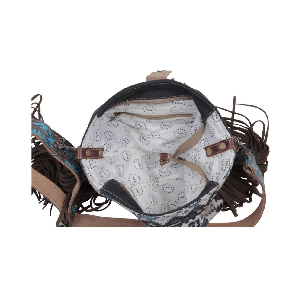NWT Myra Leather/Rug Shoulder Bag - Picture 7 of 8